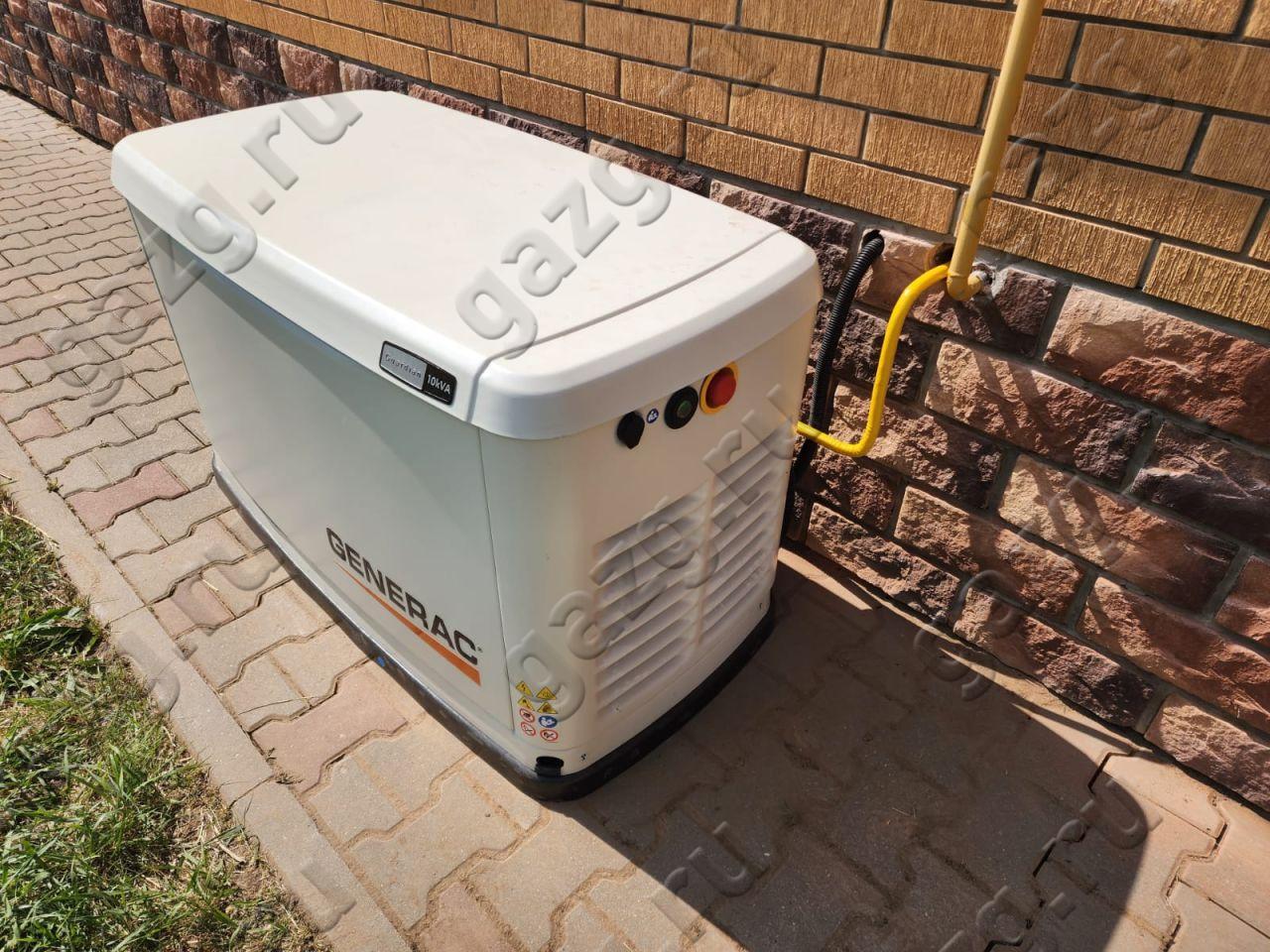 Установка генератора Generac на 10 кВт